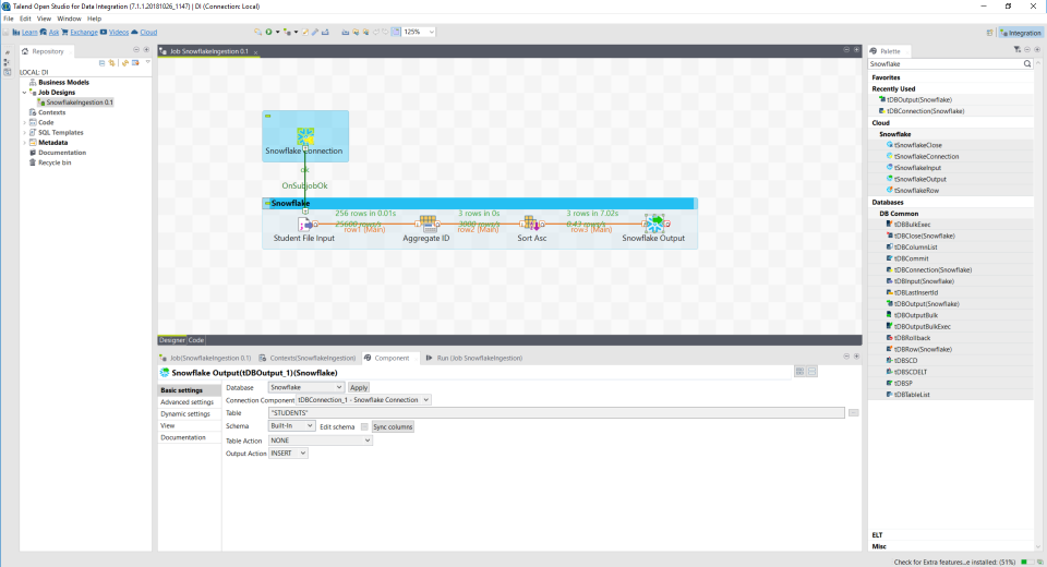 screenshot of Talend Data Fabric